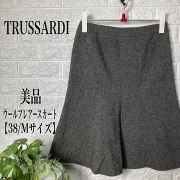 TRUSSARDI 울 플레어 스커트 [ 38/M 사이즈 ] 새상품급