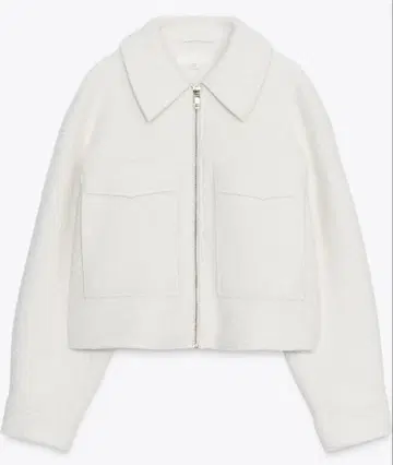 ZARA 부클레 숏 자켓