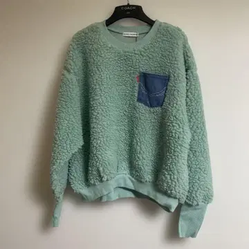 RODEO CROWNS 민트 그린 맨투맨 프리 사이즈