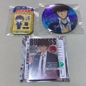 명탐정 코난 마츠다 진페이 캔뱃지 묶음 판매