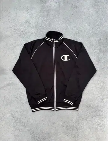 Champion 트랙 자켓 빅 로고 자수
