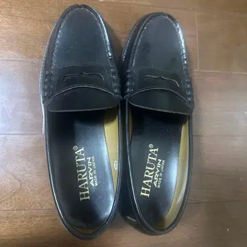 HARUTA 블랙 로퍼