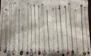 액세서리 묶음 판매 실버 목걸이