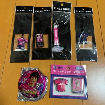 카키타니 요이치로 선수 모바일 클리너 마그넷 캔 배지 6종 세트