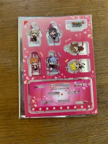 프로세카 스시로 콜라보 유닛 참 세트 아크릴 스탠드 비비버스