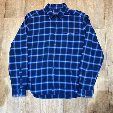 레어 patagonia 옴브레 체크 셔츠 L