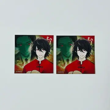 대애 스텔라워스 스퀘어 스티커 다이바 시즈마 2장