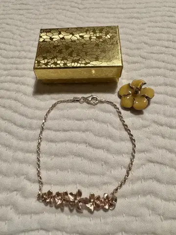 하와이안 주얼리 팔찌 실버 925 미사용 새상품 덤 포함