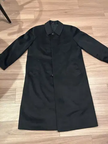 최고급 캐시미어 100% 맥시 길이 롱 코트 히요쿠