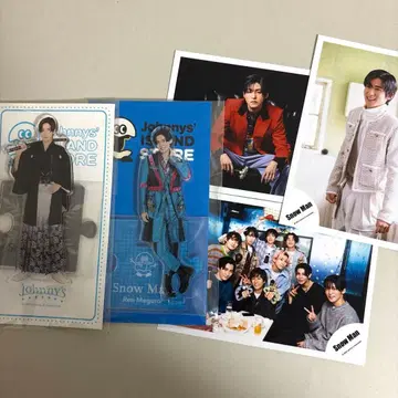 SnowMan 메구로 렌 아크릴 스탠드 공식 사진 세트