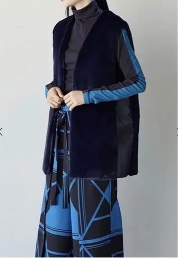 [택 포함 새상품] Aga 아가 기하학 패턴 랩 팬츠