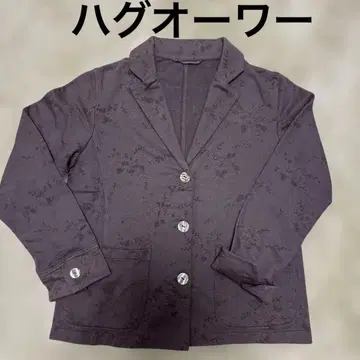 허그아워 더스티 퍼플 꽃무늬 자켓 마사키 크로스&크로스