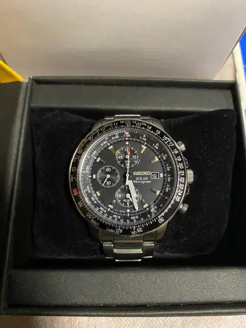 세이코 프로스펙스 솔라 크로노그래프 부속품 완비 새상품급