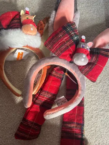 새상품 주토피아 닉 주디 홍콩 디즈니 머리띠 크리스마스