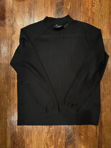 OAKLEY 블랙 스트라이프 긴팔 티셔츠