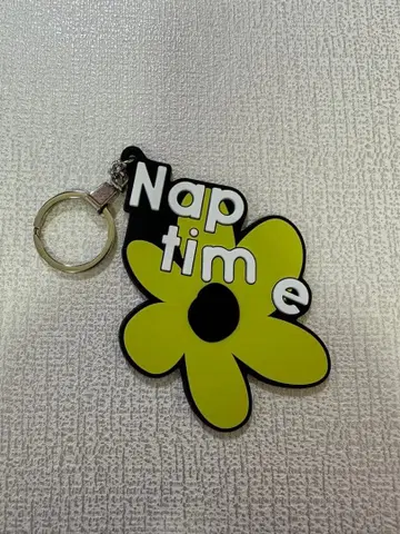 Naptime 꽃 모양 러버 키링 Nissy