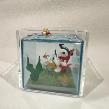 스누피 수중 스노클 피규어 SNOOPY