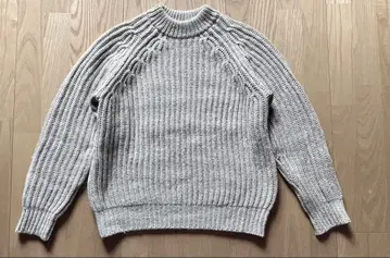 tone 모헤어 혼방 리브 풀오버 니트 스웨터 베이지 사이즈 M