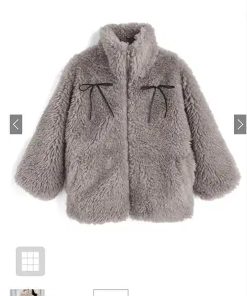 그레일 리본 포함 보아 자켓 on329a