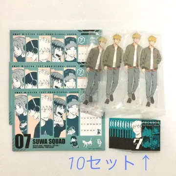 제일복권 월드 트리거 아크릴 스탠드 카루타풍 카드 스와 7번대 달력