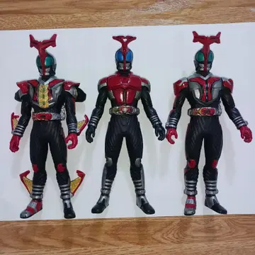 가면라이더 가부토 피규어 3체 세트