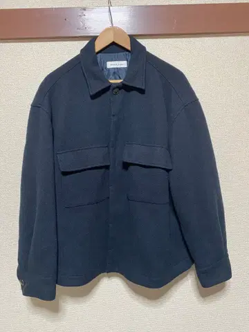 울 혼방 다크 그레이 캐주얼 자켓