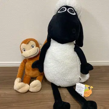 호기심 많은 조지 & 숀 더 쉽 봉제 인형 세트