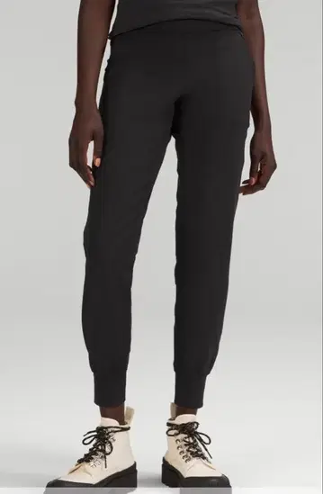 lululemon 블랙 조거 팬츠 하이웨스트