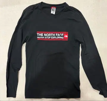 THE NORTH FACE 박스 로고 롱T셔츠 XS 블랙