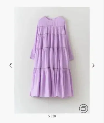 누키테파 티어드 원피스