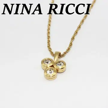 새상품급 NINA RICCI 니나리치 큐빅 골드 목걸이