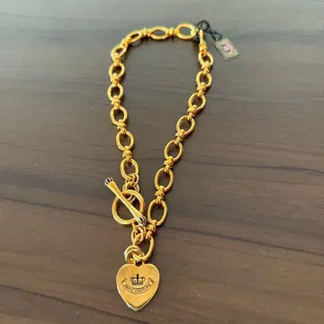 미사용 Juicy Couture 쥬시 꾸뛰르 골드 목걸이