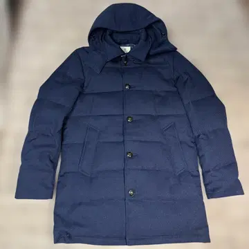 오리히카 GARAGE 후드 부착 네이비 다운 자켓 다크 네이비