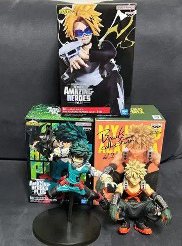 나의 히어로 아카데미아 데쿠 & 바쿠고 & 덴키 피규어 3개 세트