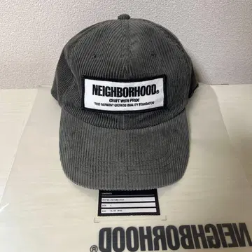 neighborhood 캡 코듀로이 그레이