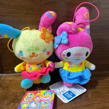 산리오 데코라팝 우사하나&마이멜로디 마스코트 2개 세트