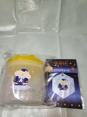 해피 복권 폼폼푸딩 캐니스터 아크릴 참