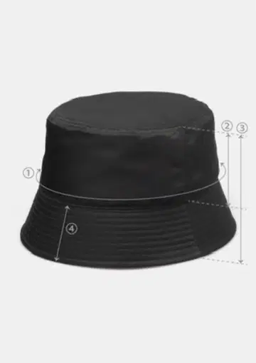 UNNAMED HEADWEAR NYLON BUCKET / BLK