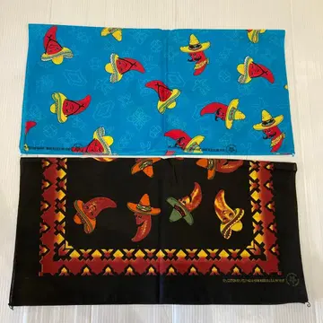 NOS 80s 칠리 페퍼 vintage 반다나 빈티지 USA 2점