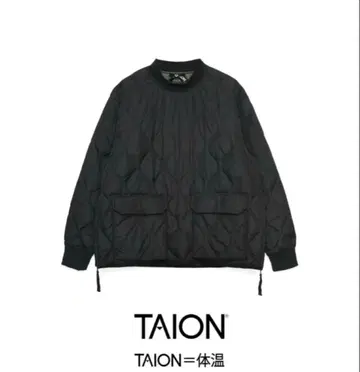 TAION 밀리터리 다운 풀오버