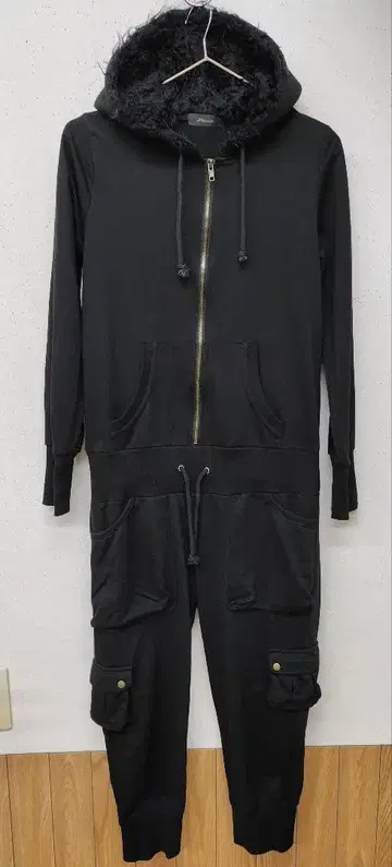 블랙 퍼 올인원 츠나기 L 사이즈