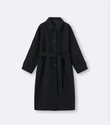GU 코지 멜톤 발마칸 코트+EC 긴 길이 3XL 시착만 한 상품 블랙