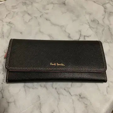 Paul Smith 핑크 스티치가 귀여운 장지갑