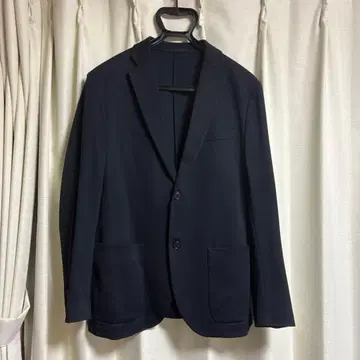 UNIQLO 네이비 테일러드 자켓 2버튼