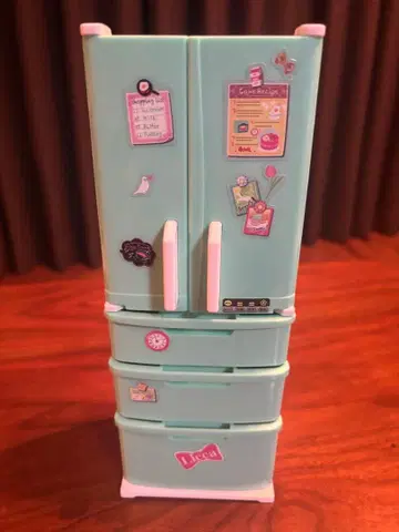 리카짱 냉장고 민트 그린