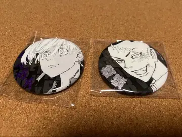 도쿄 리벤저스 글리터 캔뱃지 츠루쵸 쿠로카와 이자나