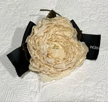 INGEBORG 꽃 모티브 브로치 대형 코사지