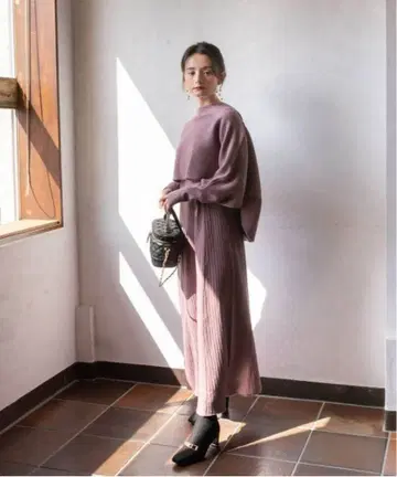 RANDA 2WAY 볼레로 니트 원피스