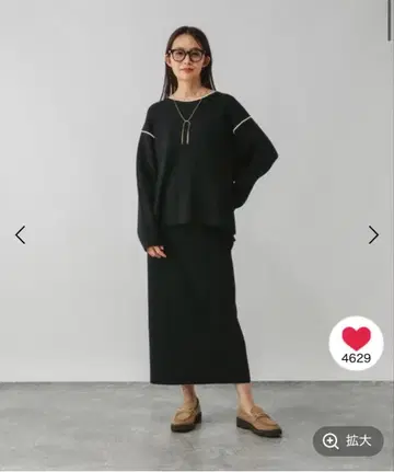 GLOBAL WORK 멜티 니트 셋업