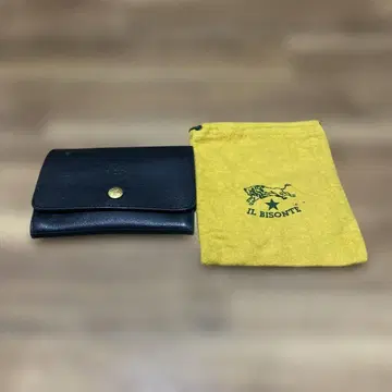 IL BISONTE 이단 접이식 지갑 블랙